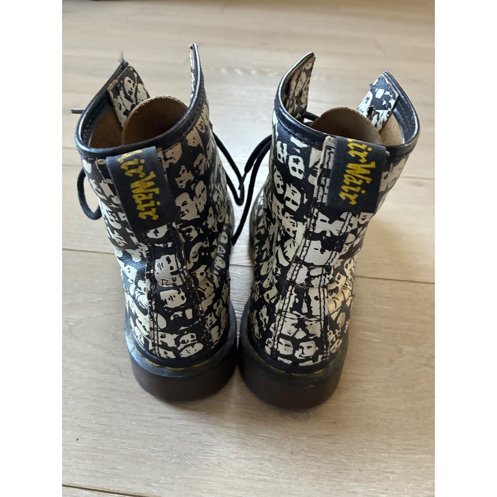 DR MARTENS ANDY WARHOL FACES 5 EYE BOOT - Picture 5 of 9